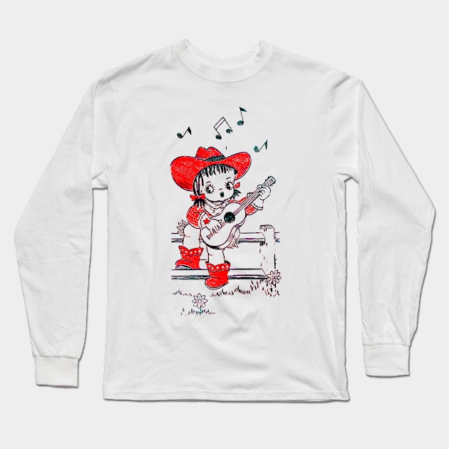 Cowgirl Cutie Long Sleeve T-Shirt by Viper Vintage